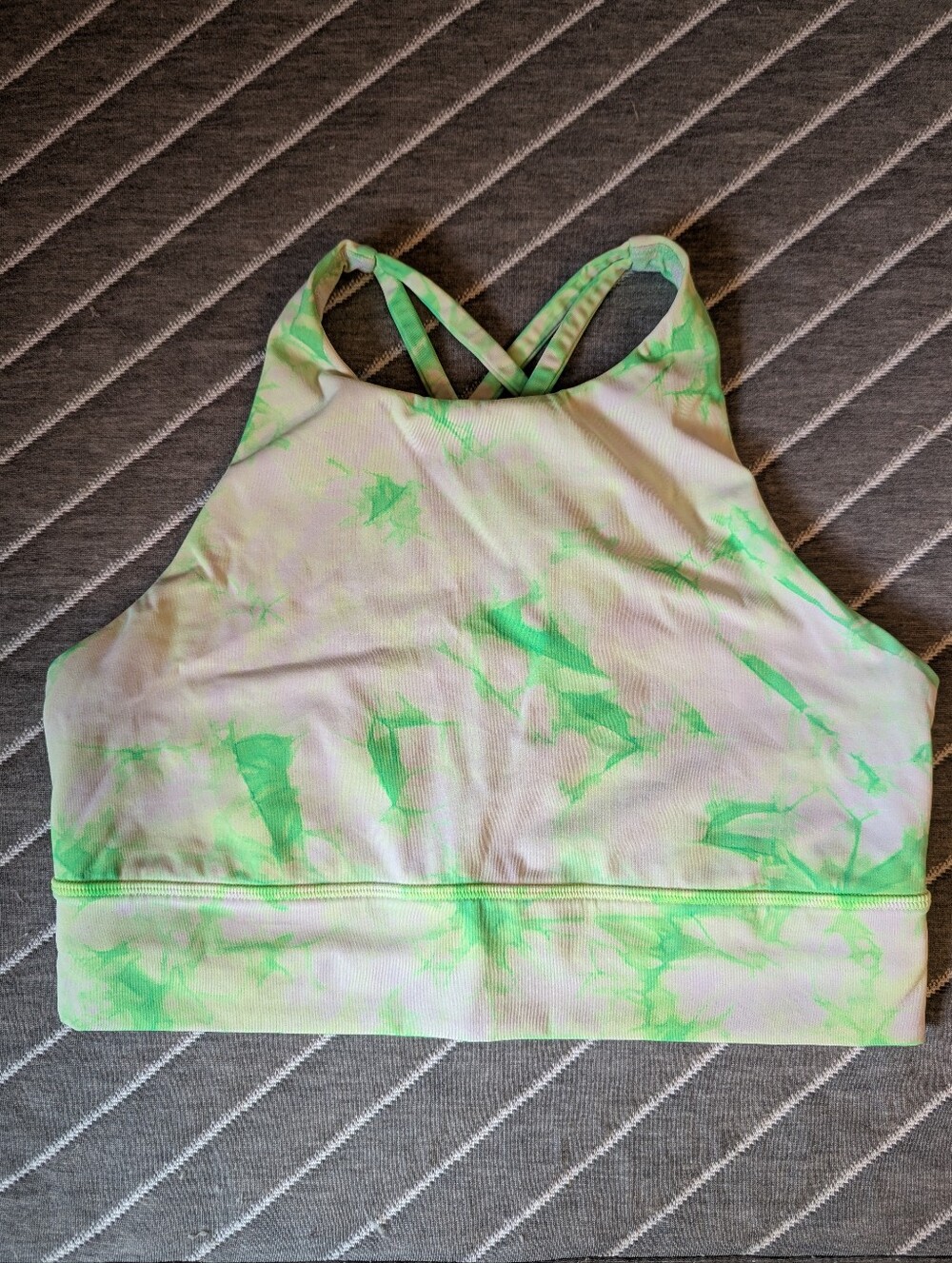 Energy Bra High Neck Long Line Shibori